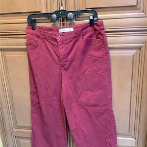 SLIM FIT SPANDEX HOT PINK SLACKS